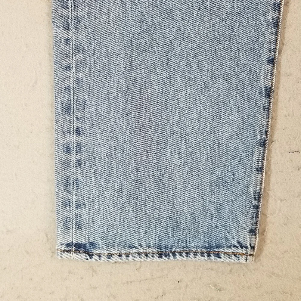 Levi's 501 jeans men's 40 x 30 original button fly blue denim pants retro